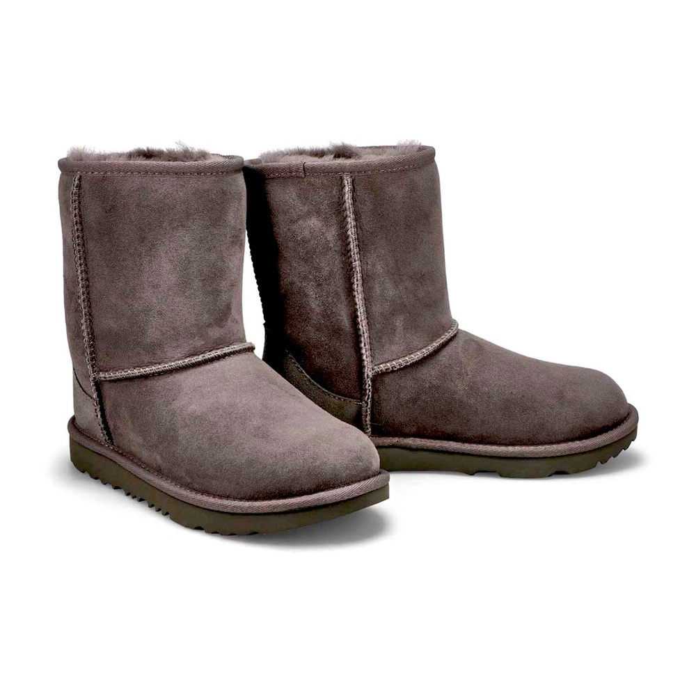 UGG Classic Sheepskin Boots in Grey - Women’s size 5 USA. 10 inches across sole
